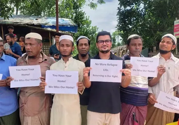 উখিয়ায় রোহিঙ্গা ক্যাম্পে প্রত্যাবাসনের আকুতি মার্কিন বিশেষ দূতের সামনে