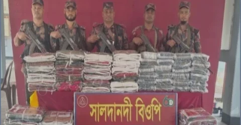 ব্রাহ্মণবাড়িয়া ও কুমিল্লা সীমান্তে বিজিবির অভিযানে দেড় কোটি টাকার পণ্য জব্দ