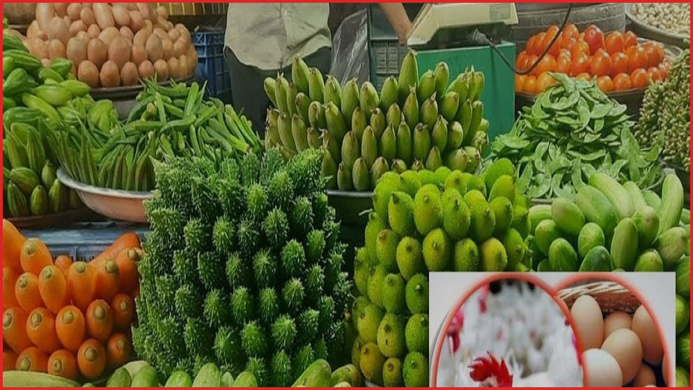 রাজধানীর বাজারে সবজিতে কিছুটা স্বস্তি, তবে চড়া ডিম-মুরগির দাম