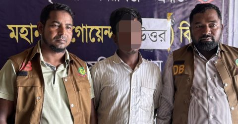 পাথরঘাটায় ছিনতাইয়ের ঘটনায় ভিডিও দেখে মূলহোতা সাদ্দাম গ্রেপ্তার