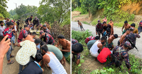 থানচিতে পর্যটকবাহী গাড়ি খাদে পড়ে ২ জনের প্রাণহানি