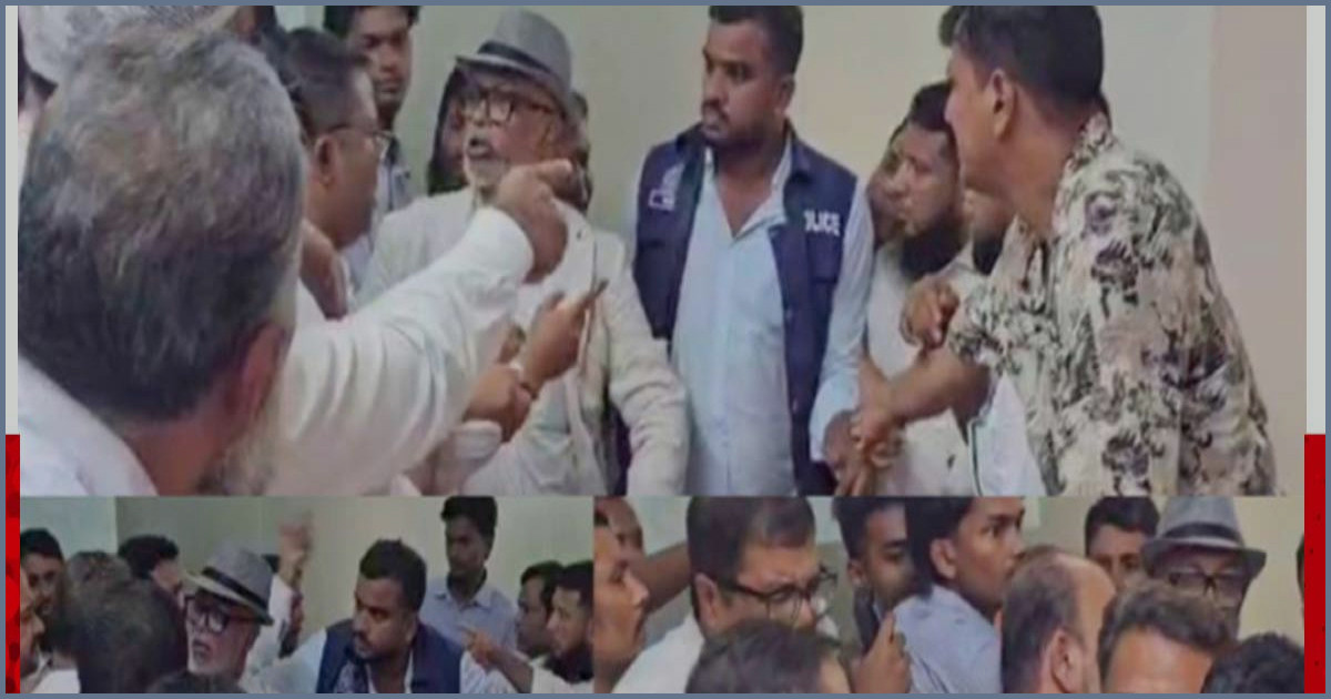 নারায়ণগঞ্জ আইনজীবী সমিতির দুই পক্ষের মধ্যে হাতাহাতি, লাঞ্ছিত সাখাওয়াত